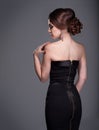 Woman in evening dress Royalty Free Stock Photo