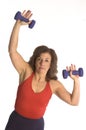 Woman exercising Royalty Free Stock Photo