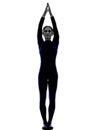 Woman exercising Urdhva Hastasana Upward Salute