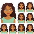 Woman expression set