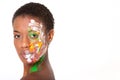 Woman in facepaint