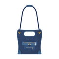 Woman fashion bag vector illustration accessory. Female handbag style elegance icon. Lady luxury glamour trendy luggage case
