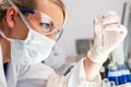 Woman Female Research Scientist Working In Laboratory Royalty Free Stock Photo