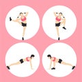 Woman Fitness Vector