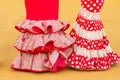 Woman flamenco dress Royalty Free Stock Photo