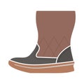 Woman Fluffy Boot Icon