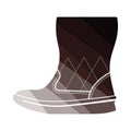 Woman Fluffy Ugg Boot Icon