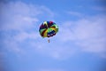 Flying paraglider Royalty Free Stock Photo