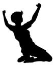 Woman Soccer Football Player Silhouette