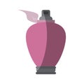 Woman fragance bottle icon Royalty Free Stock Photo