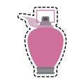 Woman fragance bottle icon