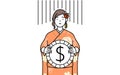 Woman in furisode an image of exchange loss or dollar depreciation