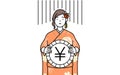 Woman in furisode an image of exchange loss or yen depreciation