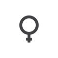 Woman gender vector icon