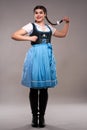 Woman in German popular costume