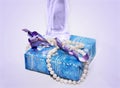 Woman gift Royalty Free Stock Photo