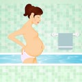 Woman gives birth in the water