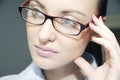 Woman in glasses Royalty Free Stock Photo