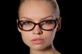 Woman in glasses