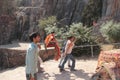 Woman going in Palanquin in India