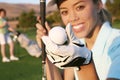 Woman Golfer