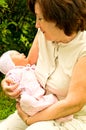 Woman with grandchild Royalty Free Stock Photo