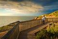 Woman at Hallett Cove boardwalk