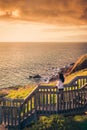 Woman at Hallett Cove boardwalk