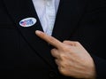 Future voter Sticker Royalty Free Stock Photo