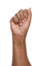 Woman hands fist gesture