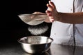 Woman hands kneading dough Royalty Free Stock Photo