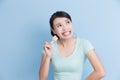 Woman have sensitive teeth Royalty Free Stock Photo