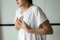 Woman having or symptomatic reflux acids,Gastroesophageal reflux disease