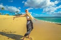 Woman with Hawaiian Lei