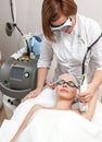 Woman in healthy beauty spa salon Royalty Free Stock Photo