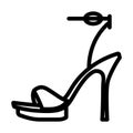 Woman High Heel Sandal Icon