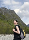 Woman hiker Royalty Free Stock Photo