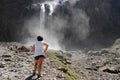 Fall of cirque de Gavarnie in the French pyrenees