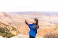 Travel hiking woman at Grand Canyon Royalty Free Stock Photo