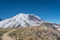 Woman Hikes Burroughs Mountain Trail