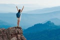 Woman hiking