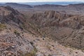 Woman Hiking Up Talus On Weiser Ridge