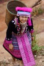 Woman in hill tribe dress