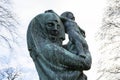 Woman holding child statue Dean Cemetery