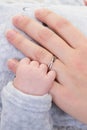 Woman Holding Newborn Baby Mother Hands Royalty Free Stock Photo