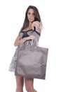 Woman holding shopping bag