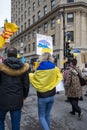 Protest against Russian Invasion of Ukraine in Montreal, Canada