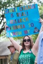 Woman Holds Up Funny Sign In Atlanta March For Science