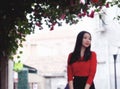 Young asian chinese Woman On Holiday in Gulangyu Island, Xiamen, China