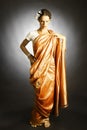 Woman in Indian fashion dress Royalty Free Stock Photo